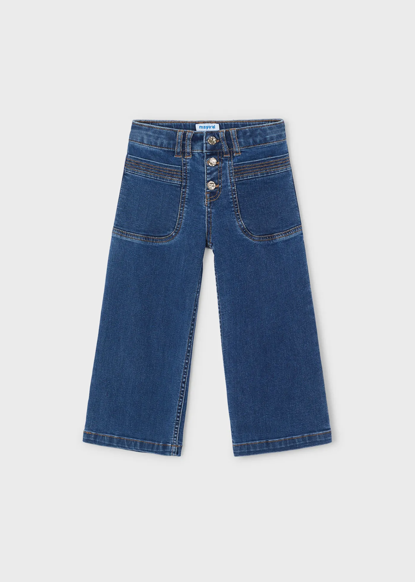 Best Pantalón vaquero acampanado niña Pantalones Y Faldas