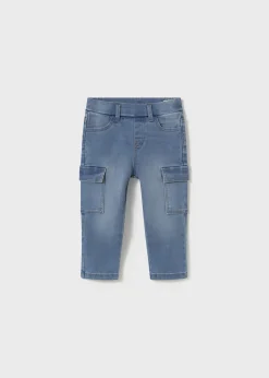 Online Pantalón vaquero cargo bebé Pantalones Y Petos