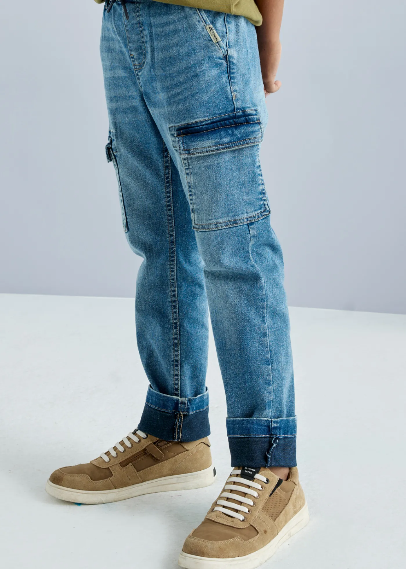 Online Pantalón vaquero cargo chico Pantalones