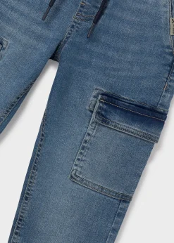 Online Pantalón vaquero cargo chico Pantalones