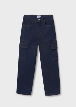 Outlet Pantalón vaquero cargo chica Pantalones Y Faldas