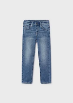 Best Pantalón vaquero entallado básico niño Pantalones