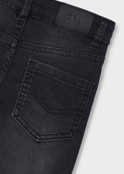 Best Sale Pantalón vaquero entallado básico niño Pantalones