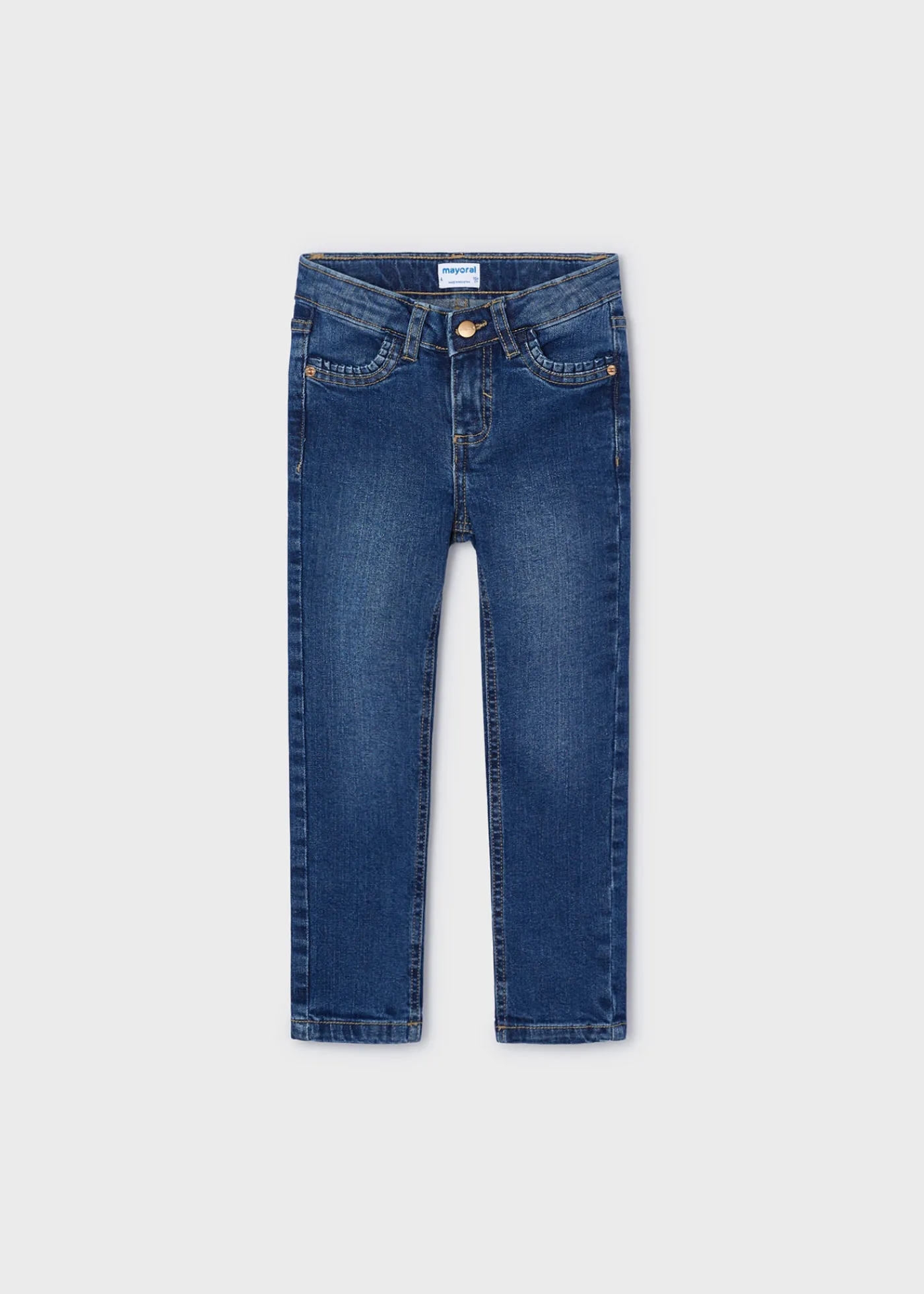 Fashion Pantalón vaquero pitillo básico niña Pantalones Y Faldas
