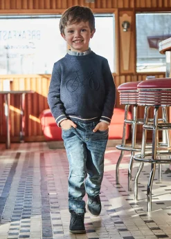 Sale Pantalón vaquero rotos niño Pantalones
