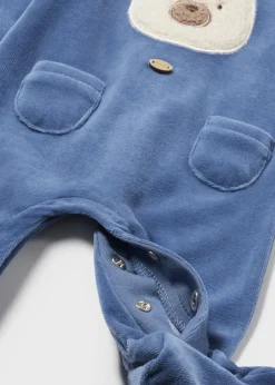 Hot Pelele tundosado cuello recién nacido Pijamas Y Peleles