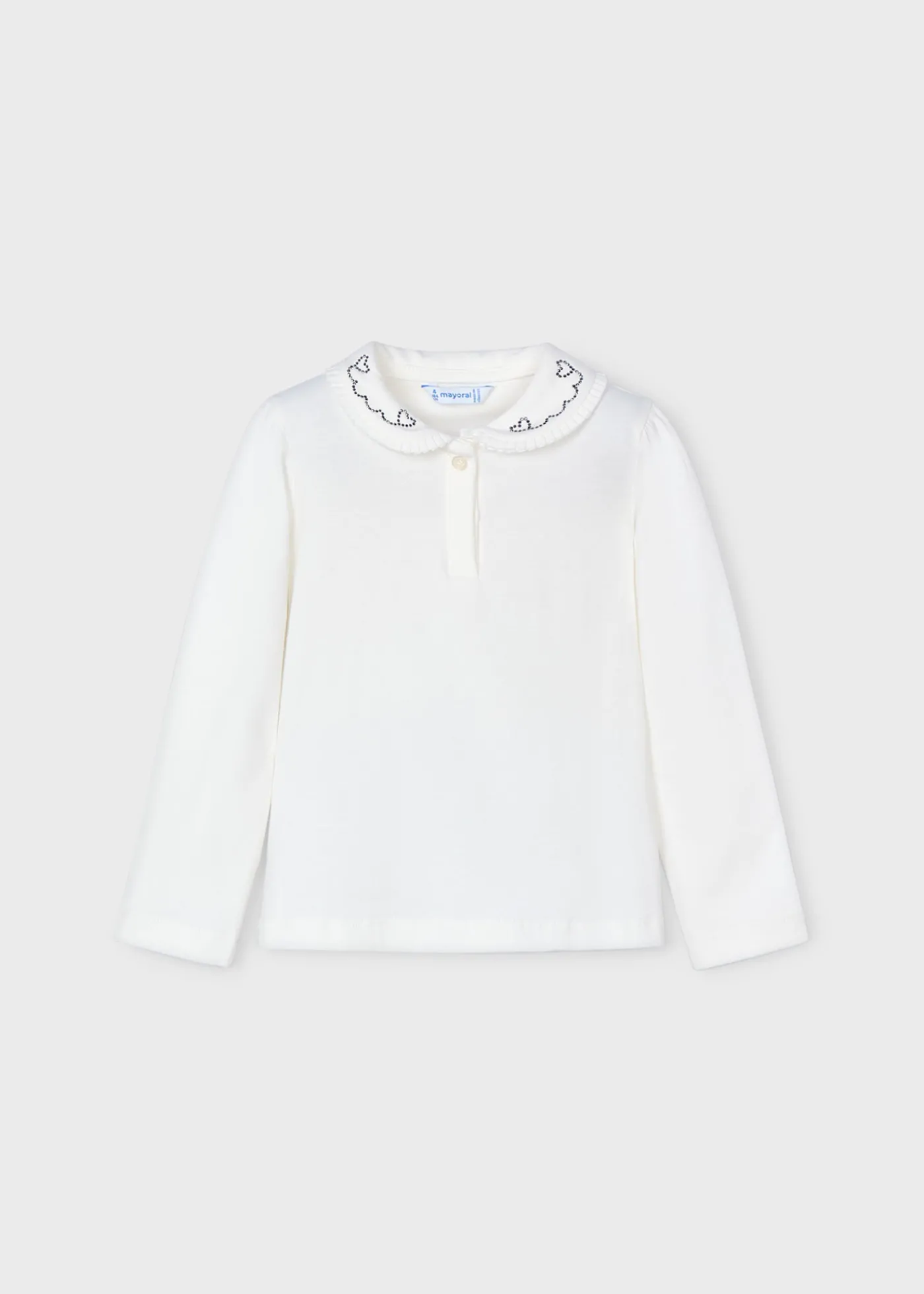 Flash Sale Polo cuello decorado básico niña Camisetas Y Polos
