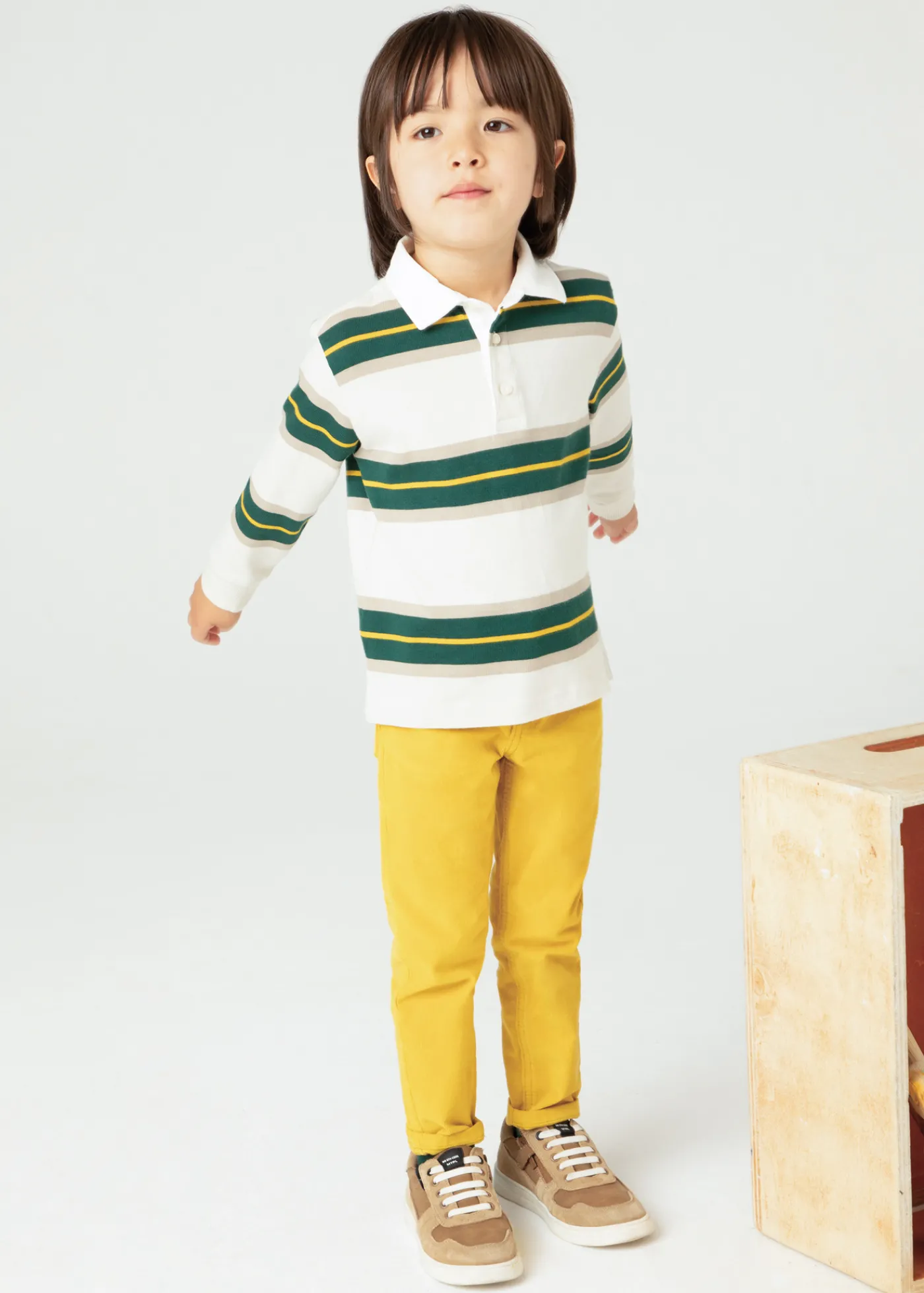 Hot Polo rayas niño Polos