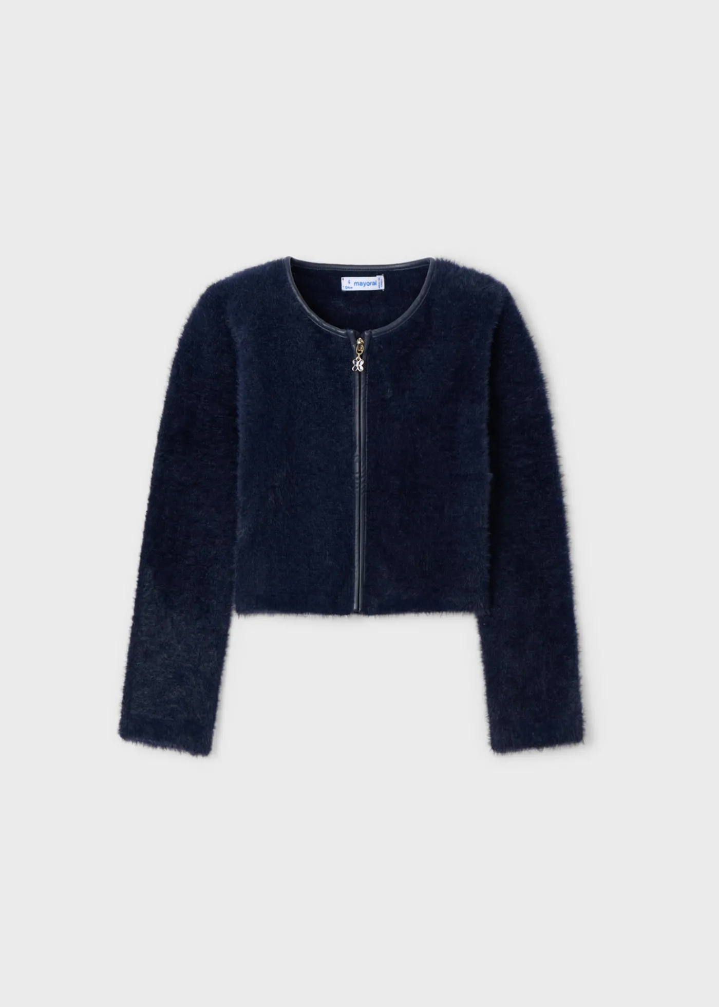 New Rebeca tricot cremallera niña Rebecas Y Chaquetas De Punto
