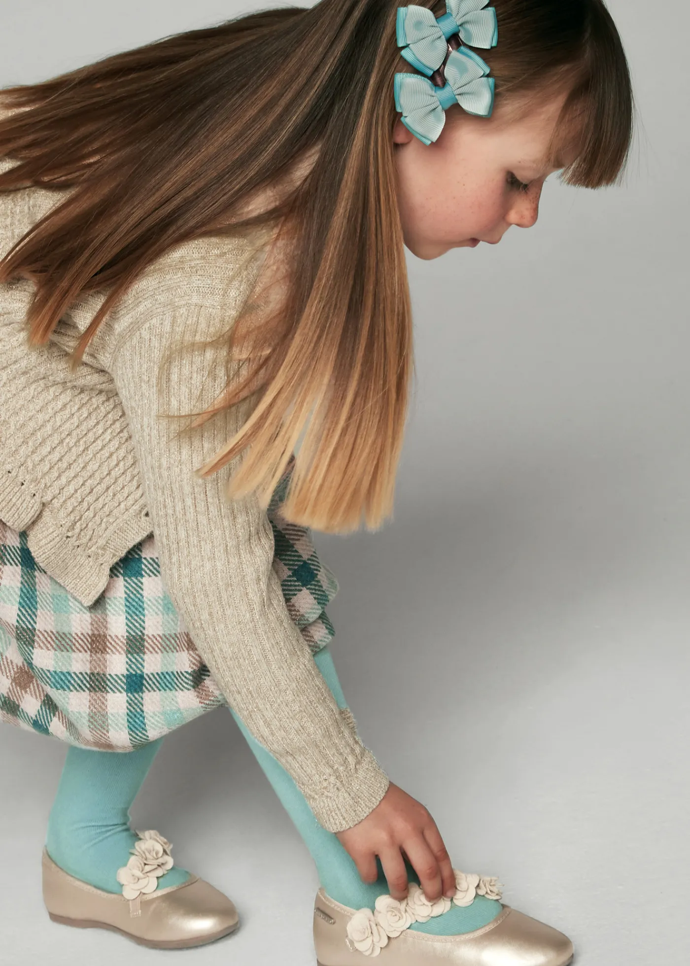 Fashion Rebeca tricot cuello pelo niña Rebecas Y Chaquetas De Punto