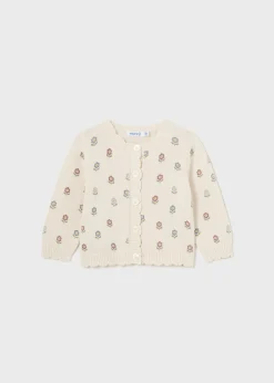 Clearance Rebeca tricot estampada bebé Rebecas