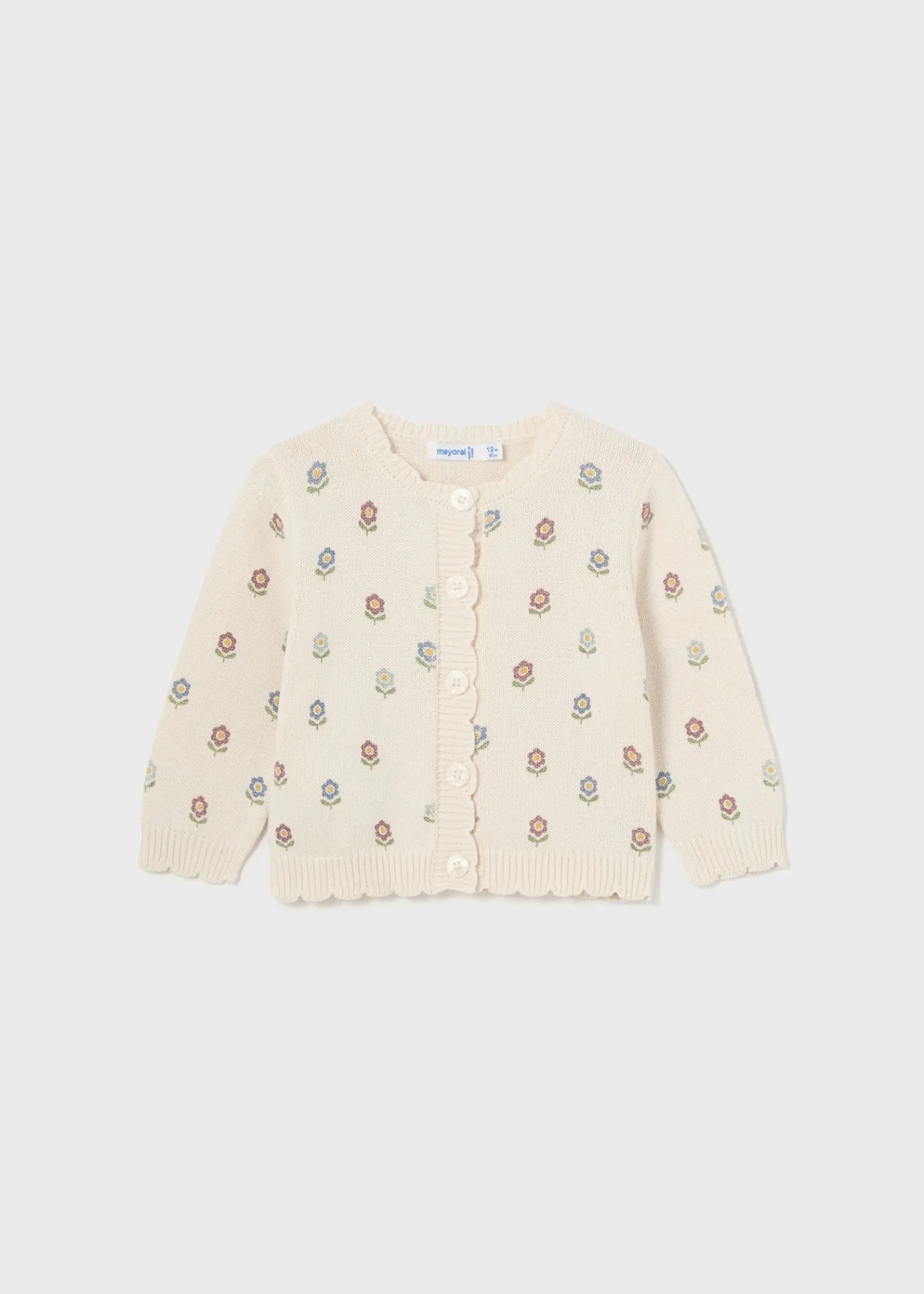 Clearance Rebeca tricot estampada bebé Rebecas