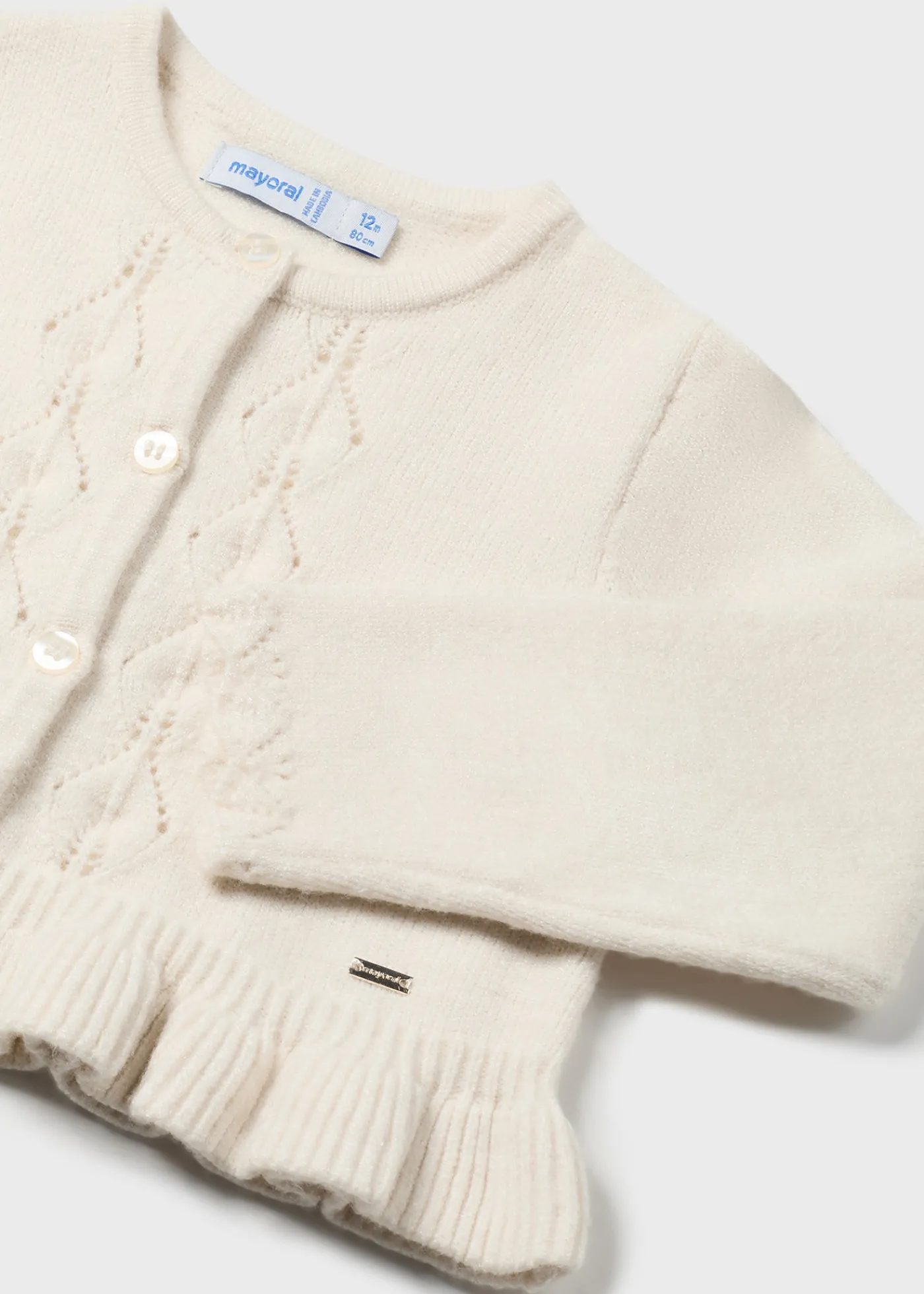 Cheap Rebeca volante tricot bebé Rebecas