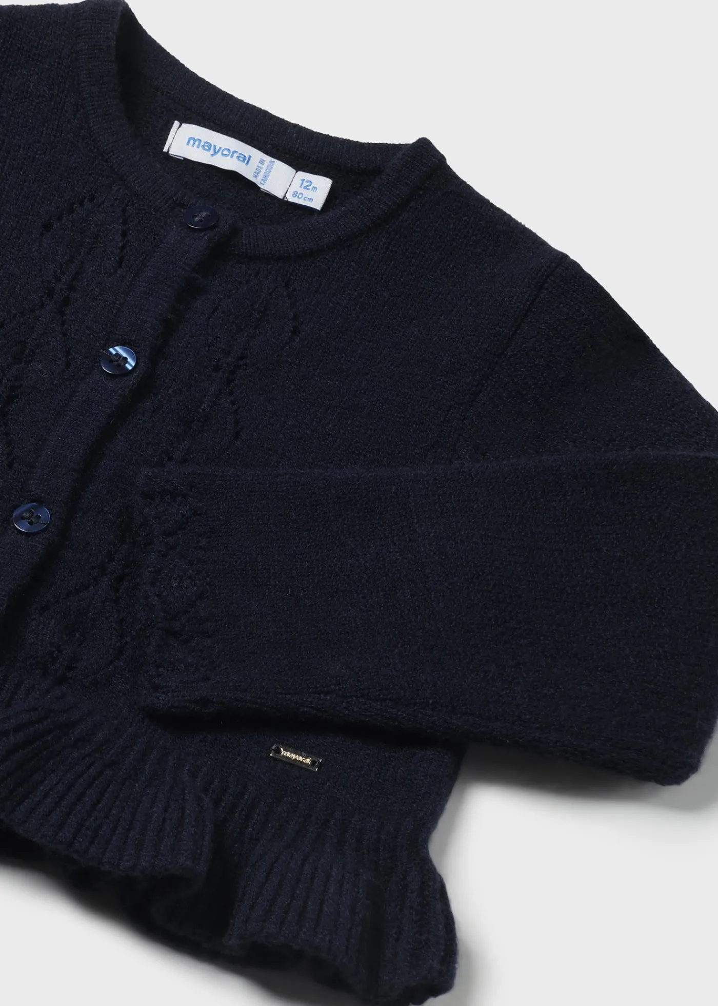 Online Rebeca volante tricot bebé Rebecas