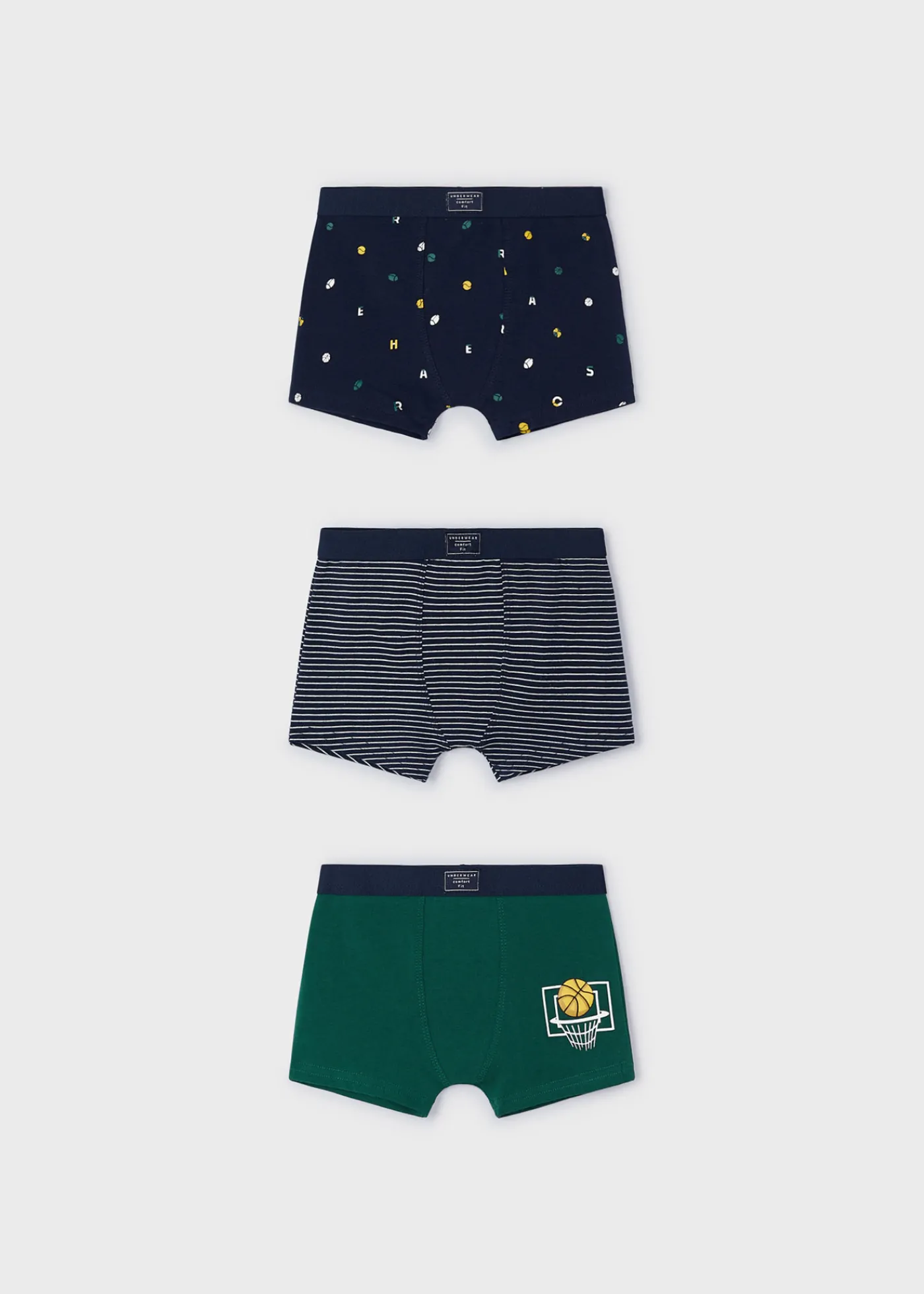 Fashion Set 3 boxers niño Slips Y Boxers