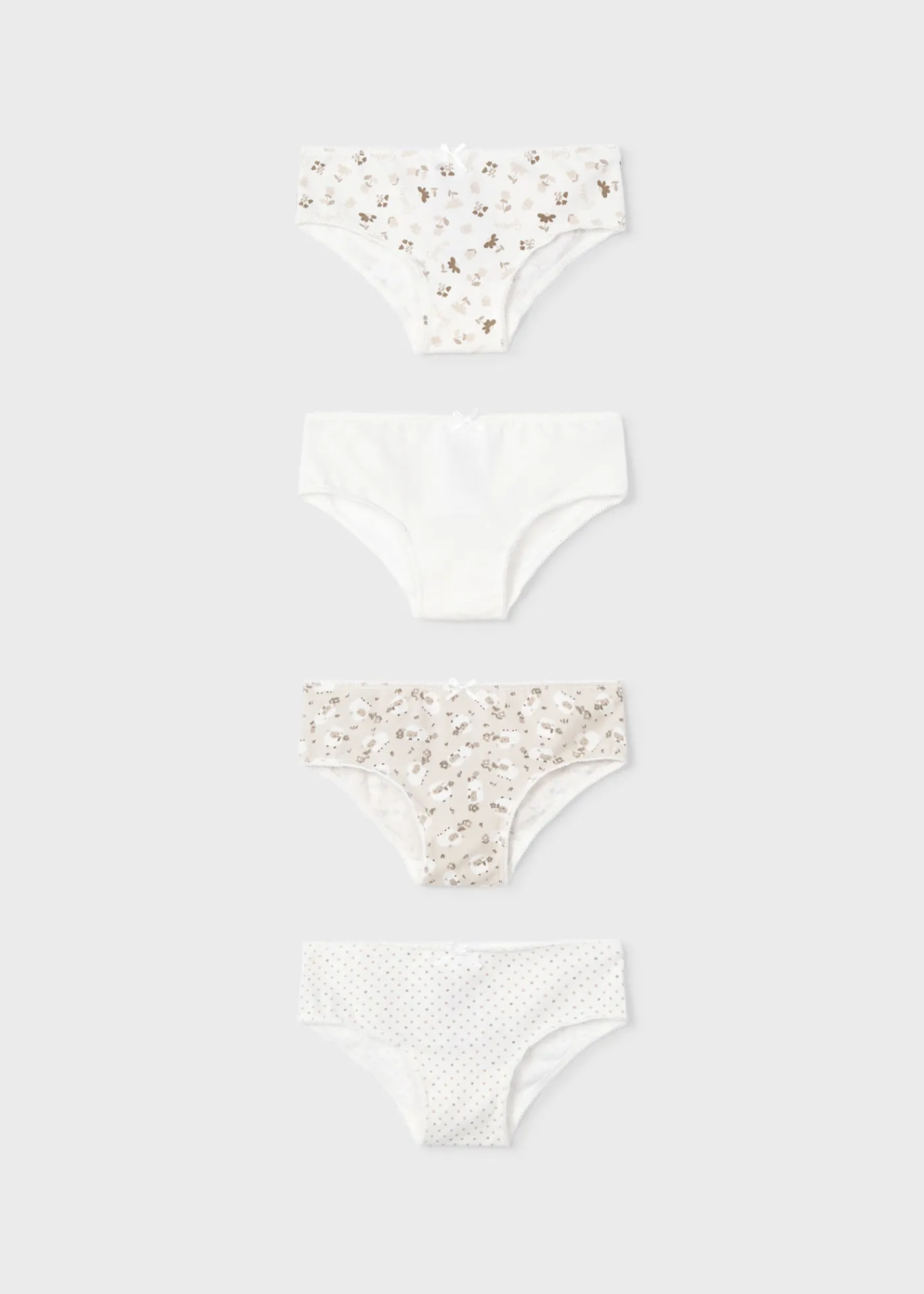 Store Set 4 braguitas niña Ropa Interior