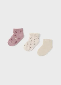 Outlet Set 3 calcetines ondas bebé Accesorios Y Complementos