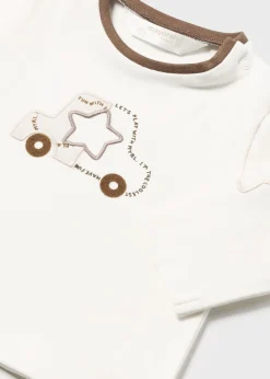 Clearance Set 2 camisetas estampadas recién nacido Bodies Y Camisetas