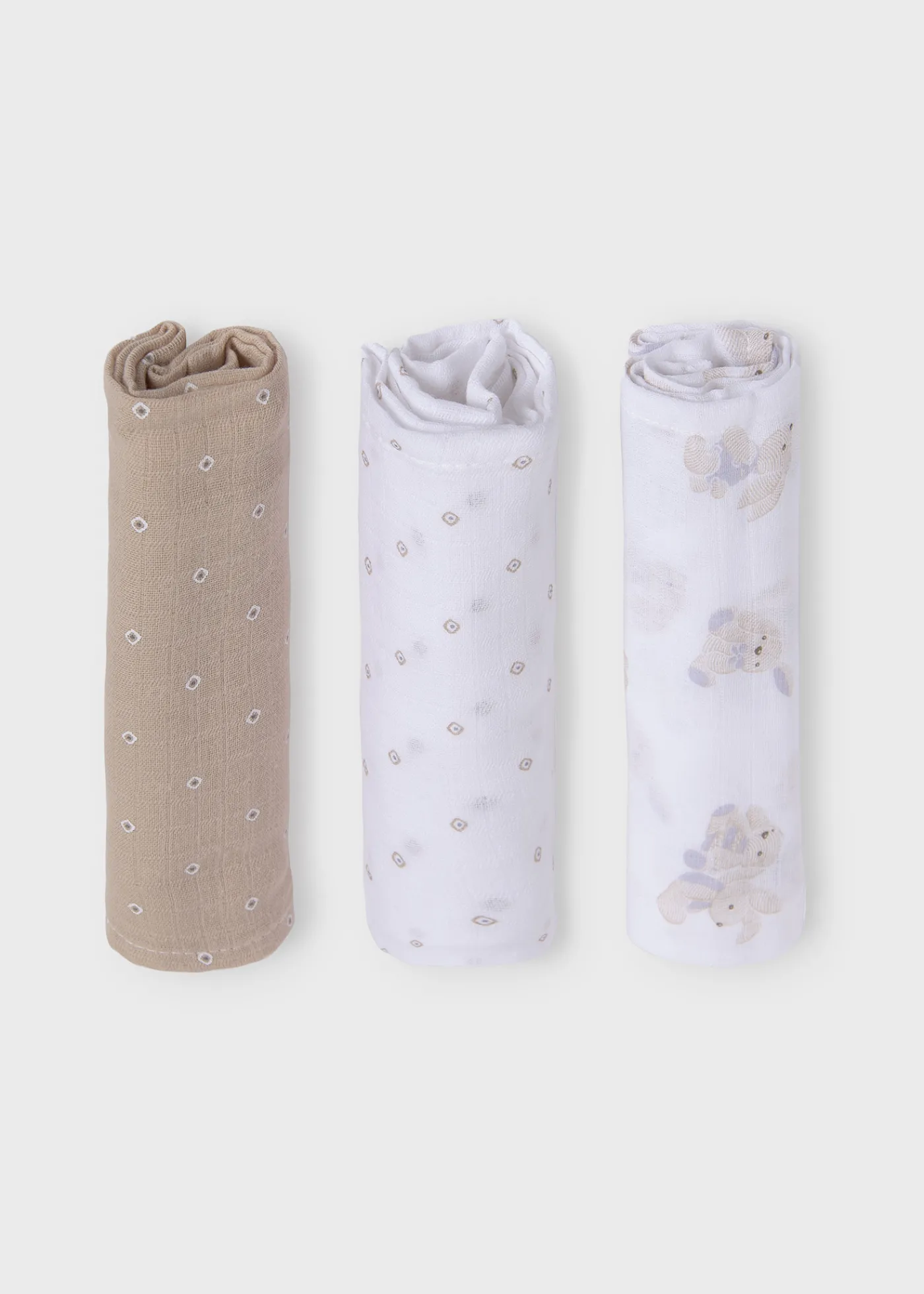 Best Set 3 gasas Better Cotton bebé Gasas Y Baberos