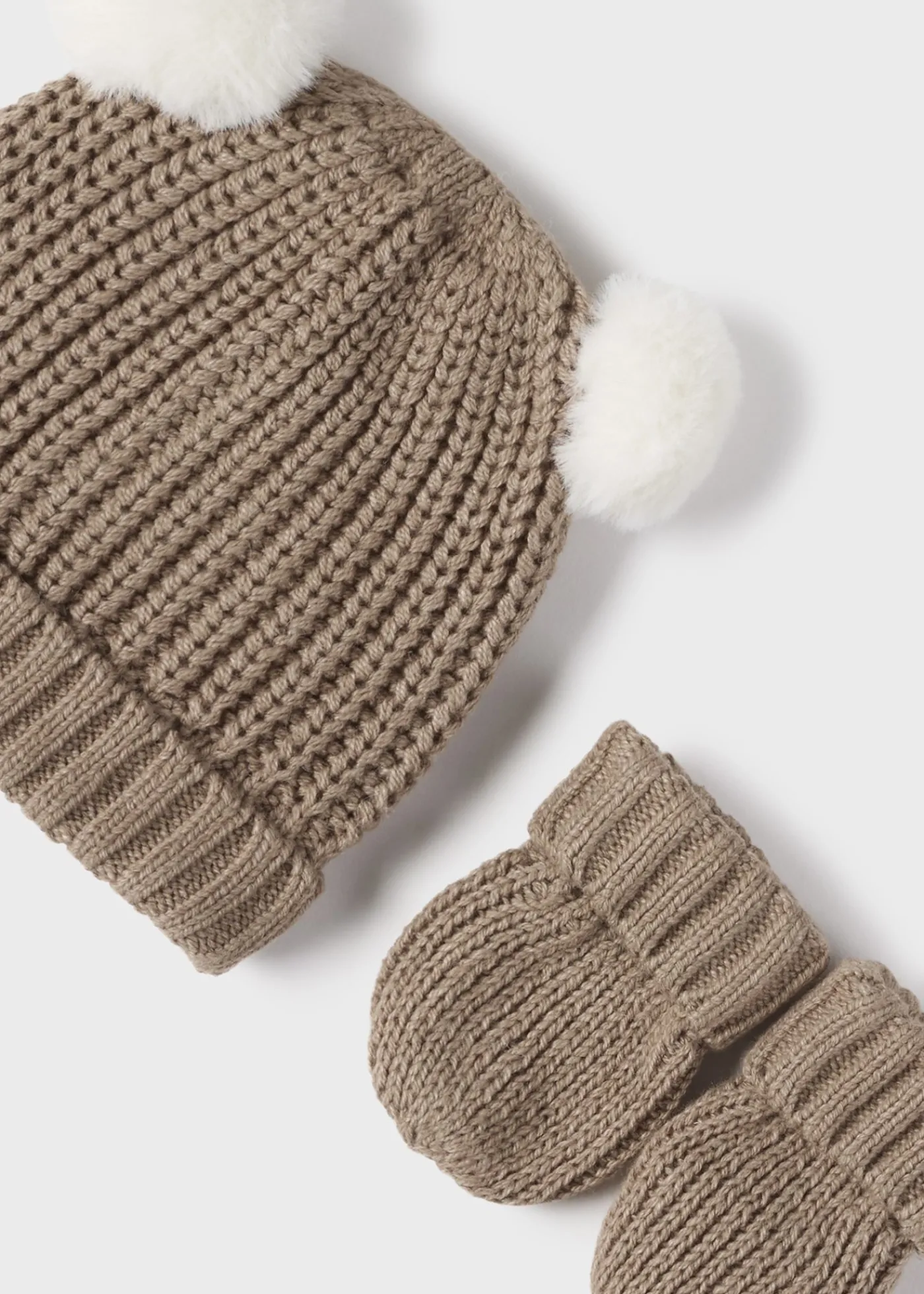 Clearance Set gorro y manoplas tricot recién nacido Accesorios Y Complementos