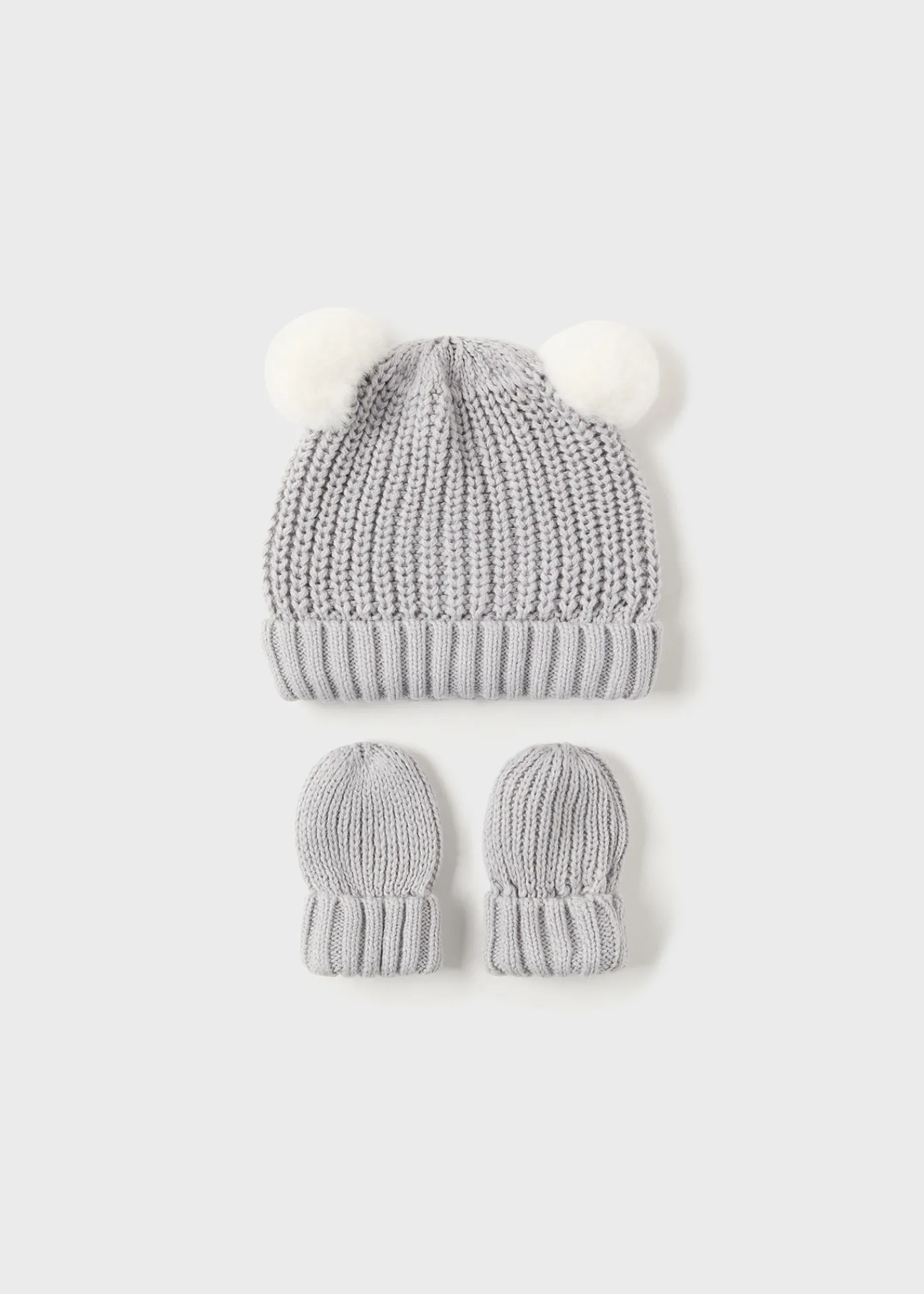 Hot Set gorro y manoplas tricot recién nacido Accesorios Y Complementos
