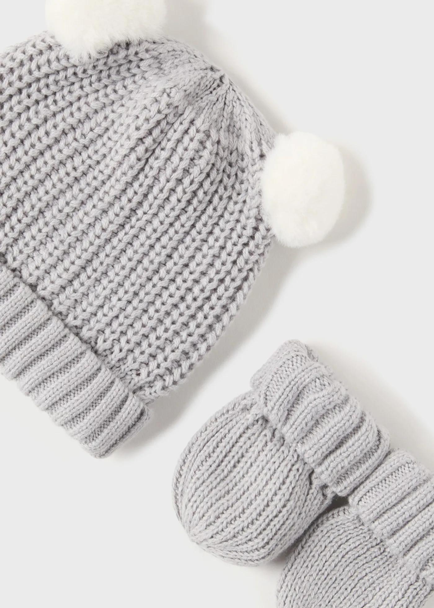 Hot Set gorro y manoplas tricot recién nacido Accesorios Y Complementos