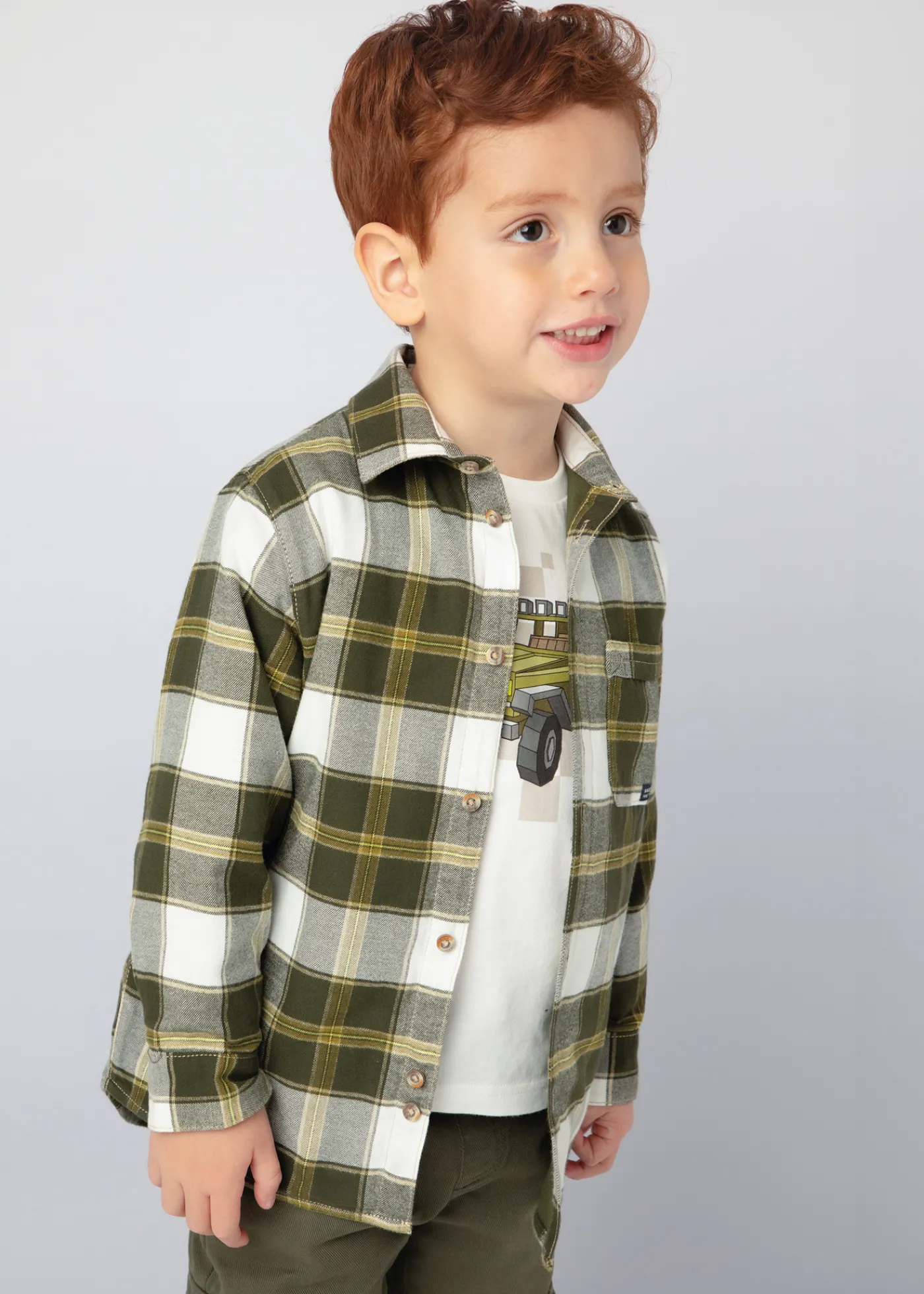 Outlet Sobrecamisa cuadros niño Camisas