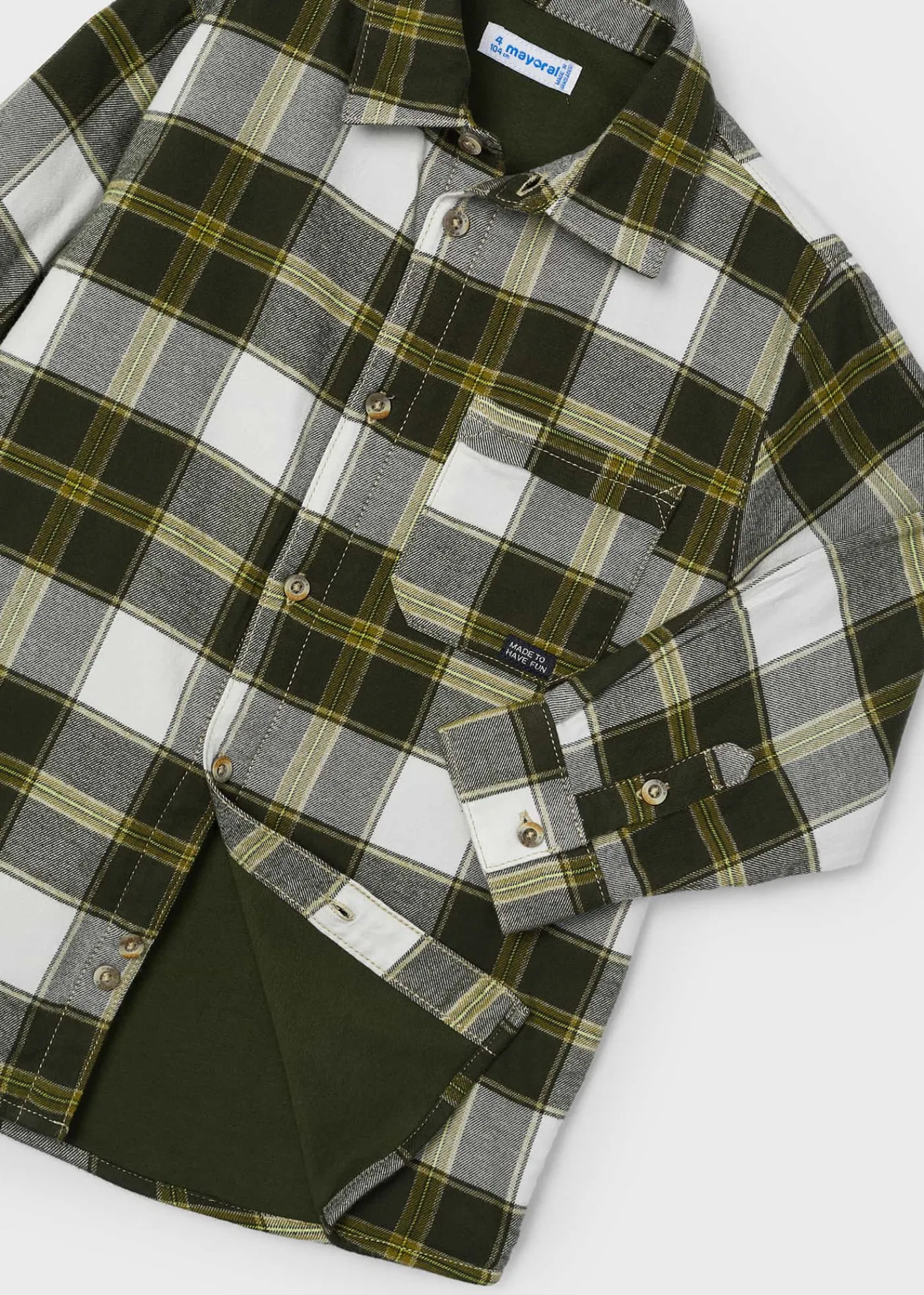 Outlet Sobrecamisa cuadros niño Camisas