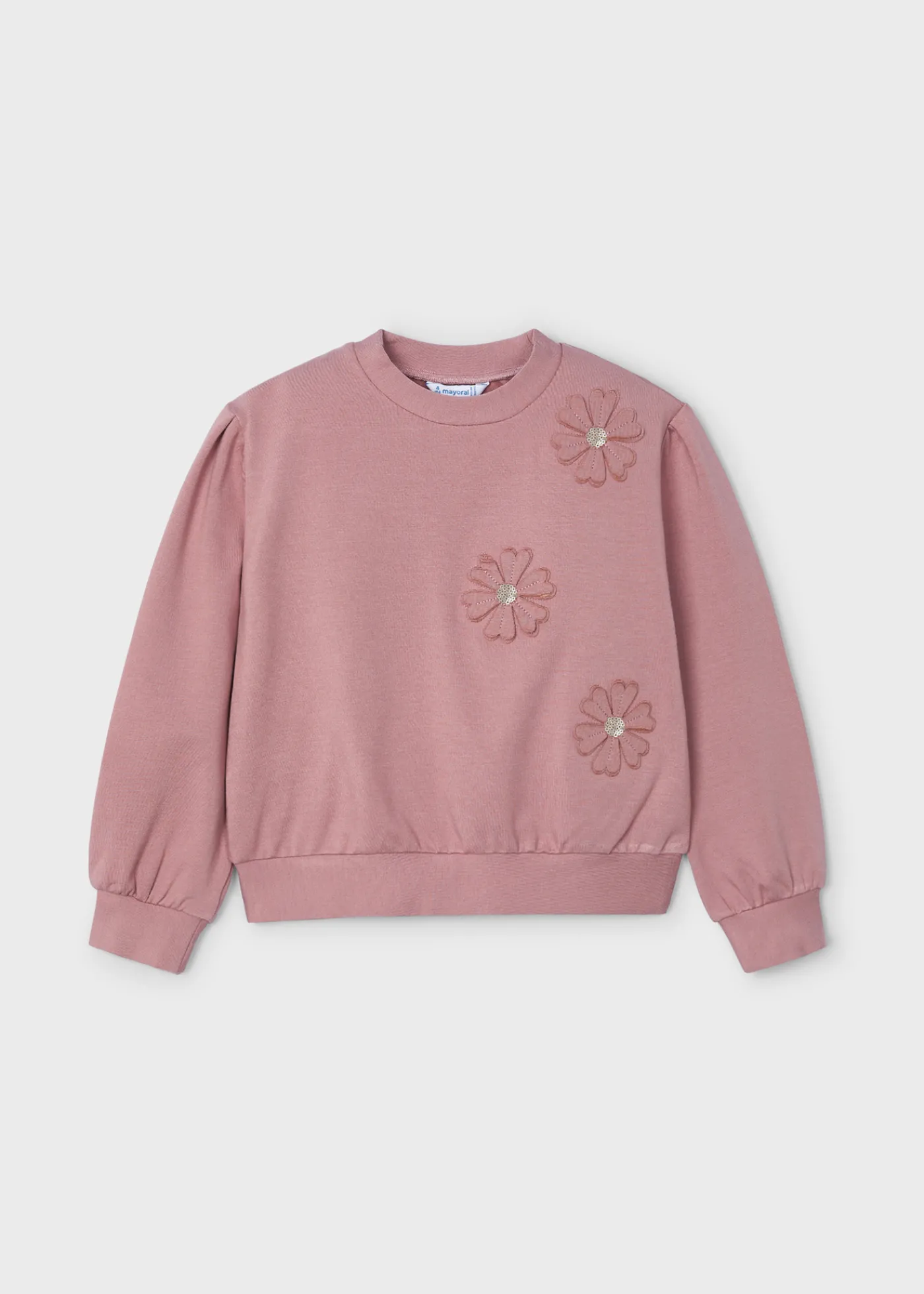 Hot Sudadera apliques flores niña Jerséis Y Sudaderas