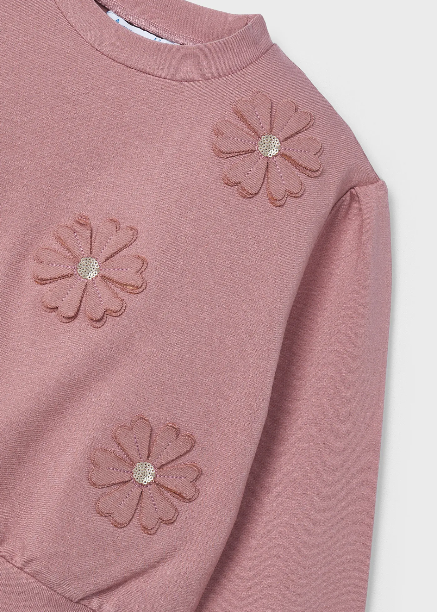 Hot Sudadera apliques flores niña Jerséis Y Sudaderas