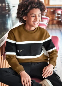 Flash Sale Sudadera bloques color chico Sudaderas