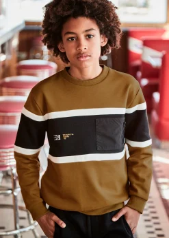 Flash Sale Sudadera bloques color chico Sudaderas