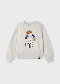 Fashion Sudadera bordada niña Jerséis Y Sudaderas