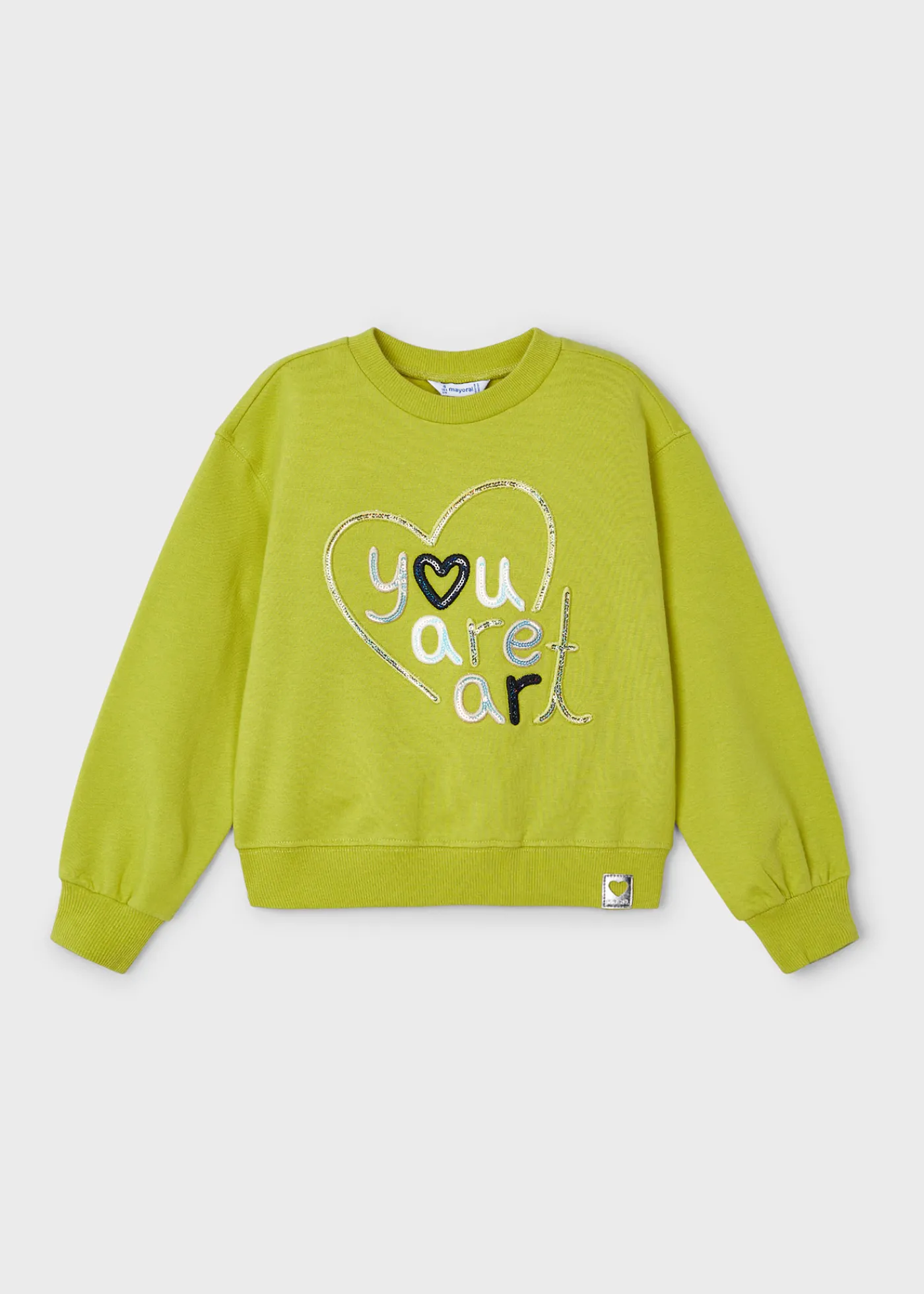 Best Sale Sudadera bordada niña Jerséis Y Sudaderas