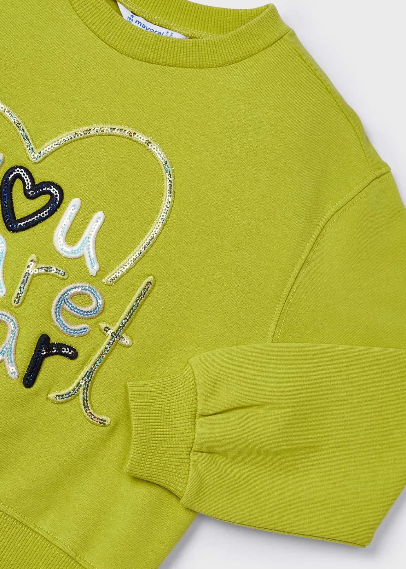 Best Sale Sudadera bordada niña Jerséis Y Sudaderas