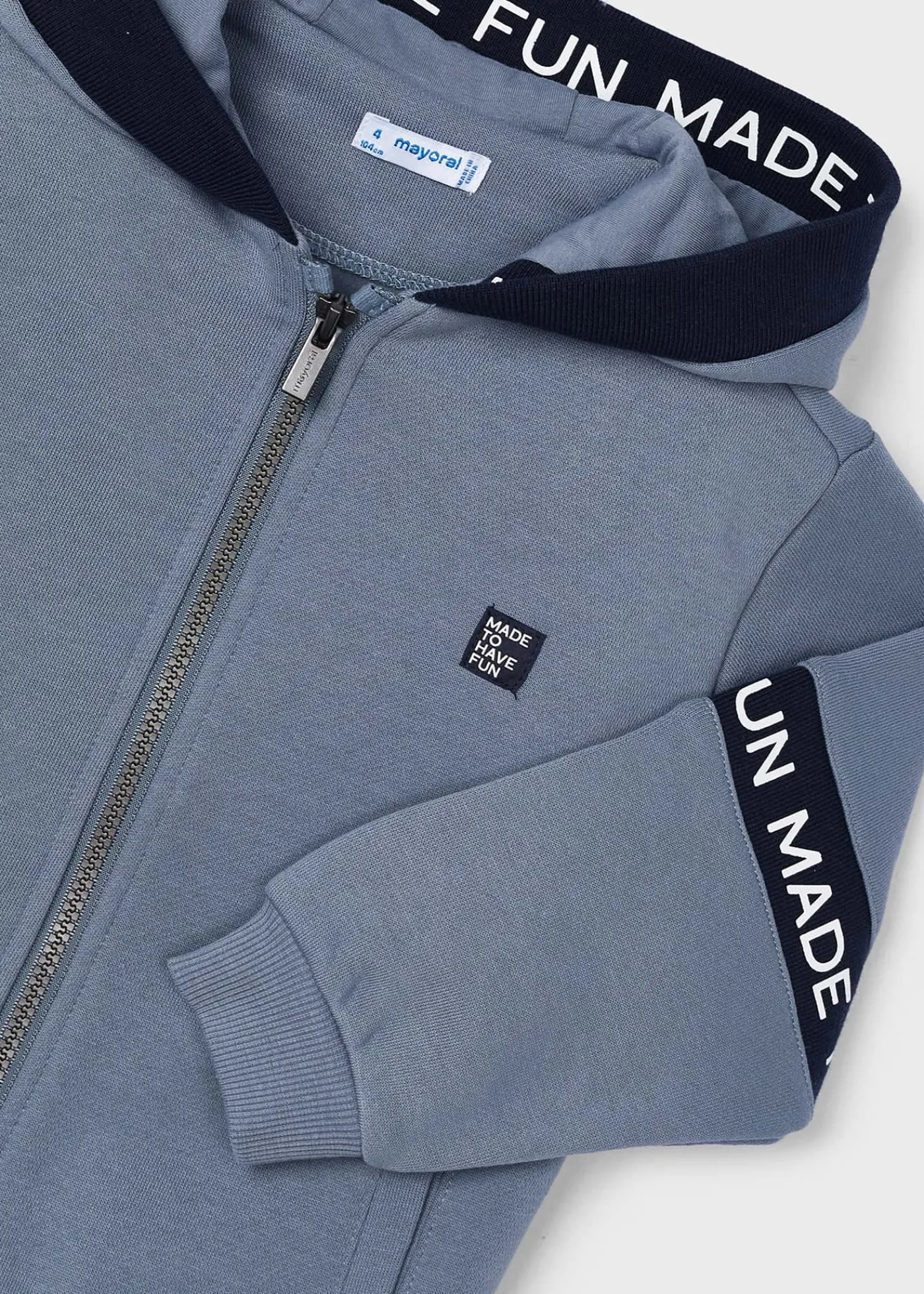 Hot Sudadera cinta texto niño Sudaderas