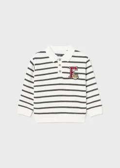 Store Sudadera con cuello rayas bebé Jerséis Y Sudaderas