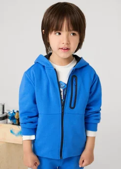 Discount Sudadera cremallera contraste niño Sudaderas