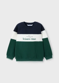 Outlet Sudadera estructura combinada niño Sudaderas