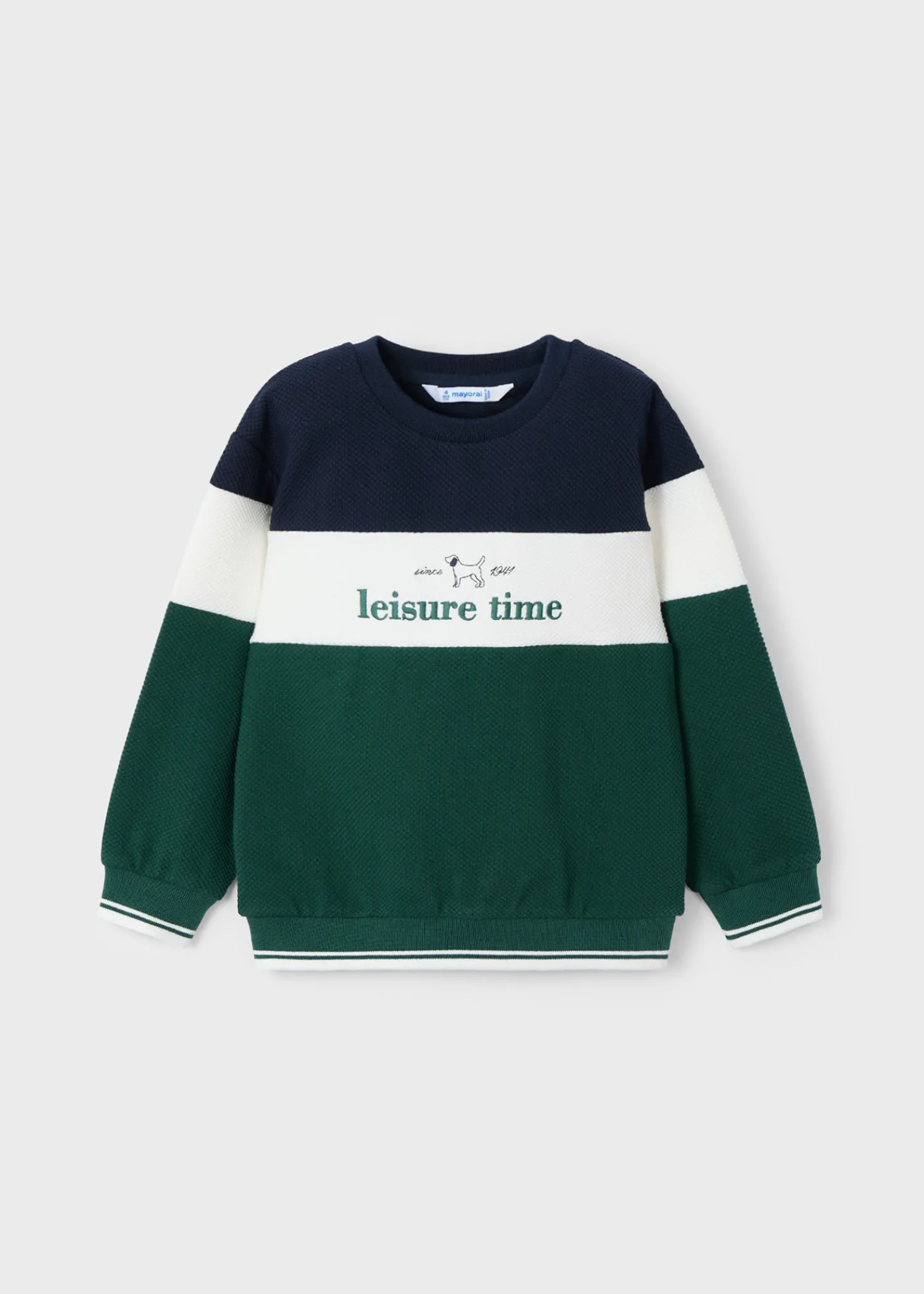 Outlet Sudadera estructura combinada niño Sudaderas