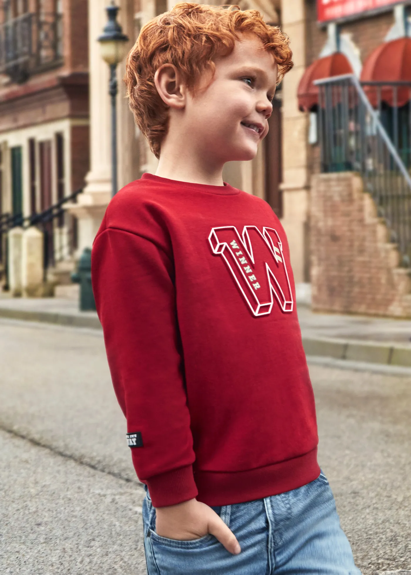Cheap Sudadera hombro caído niño Sudaderas