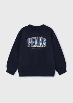 Cheap Sudadera letras montaña niño Sudaderas