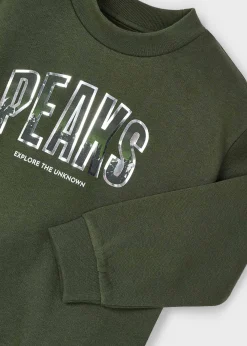 Store Sudadera letras montaña niño Sudaderas