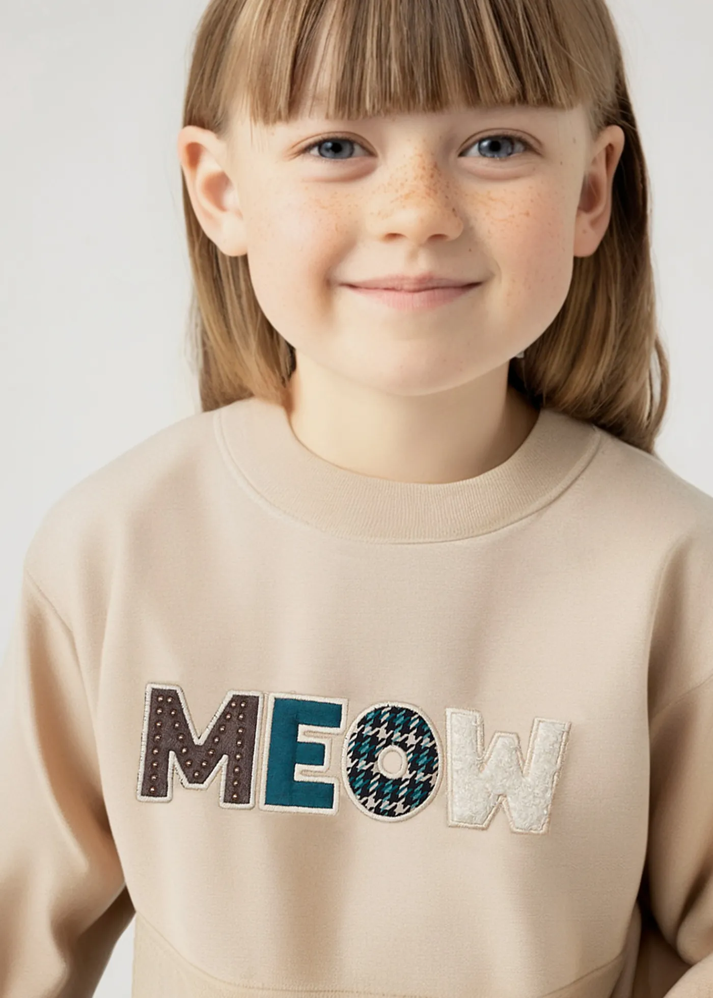 Store Sudadera mangas abullonadas niña Jerséis Y Sudaderas