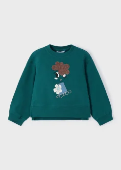 Cheap Sudadera mangas abullonadas niña Jerséis Y Sudaderas