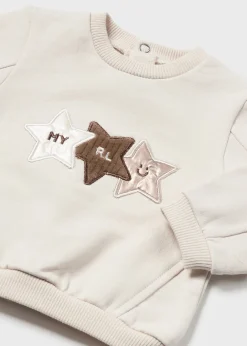 Shop Sudadera motivo estampado recién nacido Jerséis Y Sudaderas