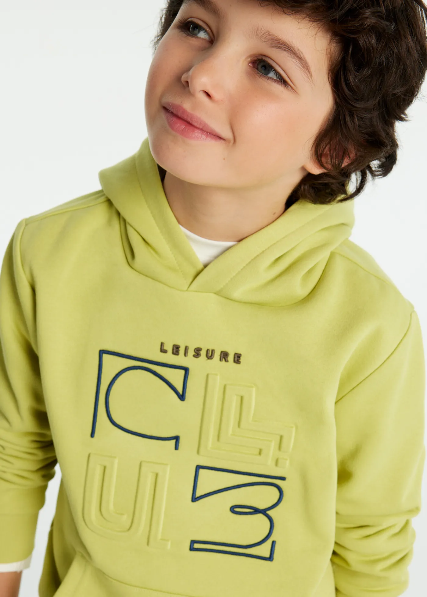 Shop Sudadera relieves chico Sudaderas