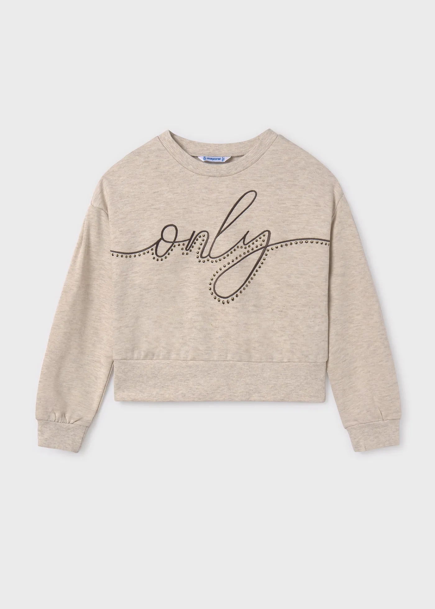 Best Sale Sudadera texto chica Jerséis Y Sudaderas