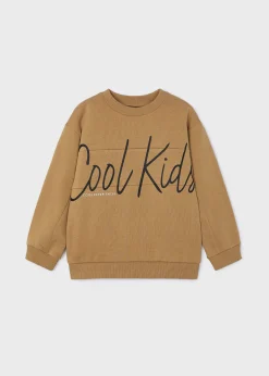 Cheap Sudadera texto niño Sudaderas
