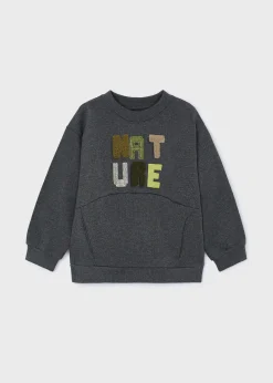 Sale Sudadera texto niño Sudaderas